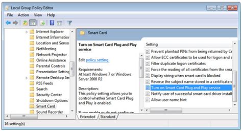 windows 7 disable smart card|disable smart card requirement registry.